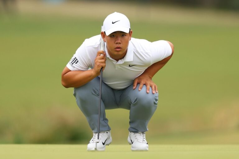 Tom Kim Has Been Suspended By The PGA For His dismal behavior and abhorrent pace of play on the greens, At The FedEx St Jude Championship