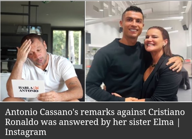 Cristiano Ronaldo’s sister Elma destroys ‘ball boy’ Cassano on Instagram for saying CR7 doesn’t know to play football