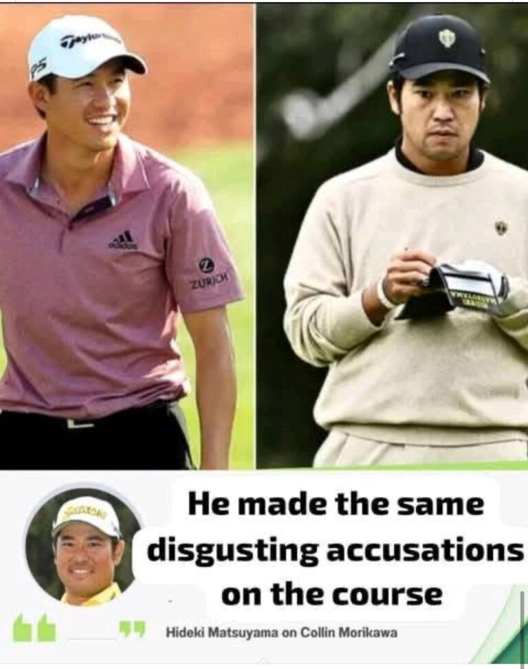 Collins morikawa furiously accuse hideki Matsuyama of cheating the sentry tournament and putting up a innocent looks to deceive the officials