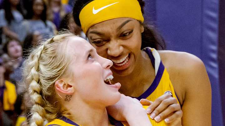 FUNNIEST REPORT ↘️Sky’s Angel Reese, Hailey Van Lith have dance-off in WNBA uniforms glam shoot…. full details below…..