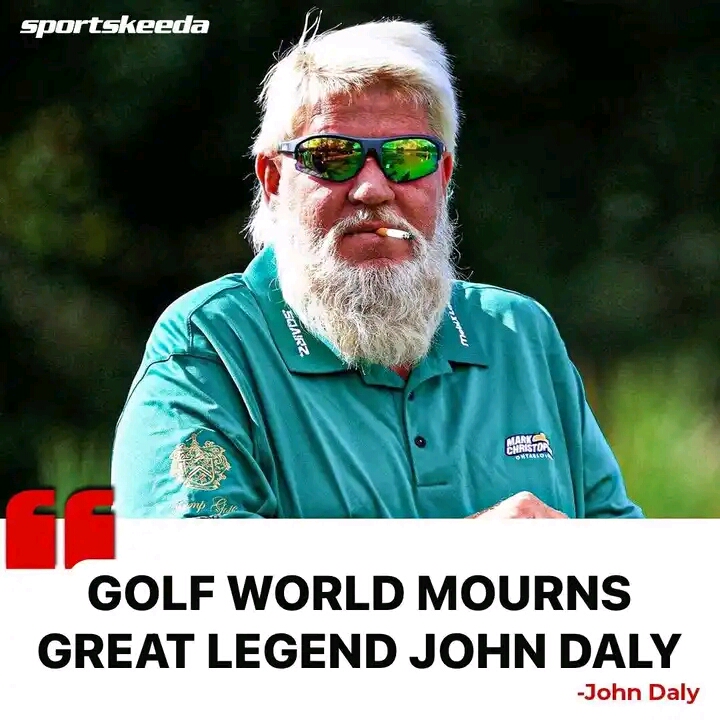 TEARS ON THE GREEN: Heartfelt Sadness In Golf World As Golf Legend John Daly Has Officially Been Confirmed…