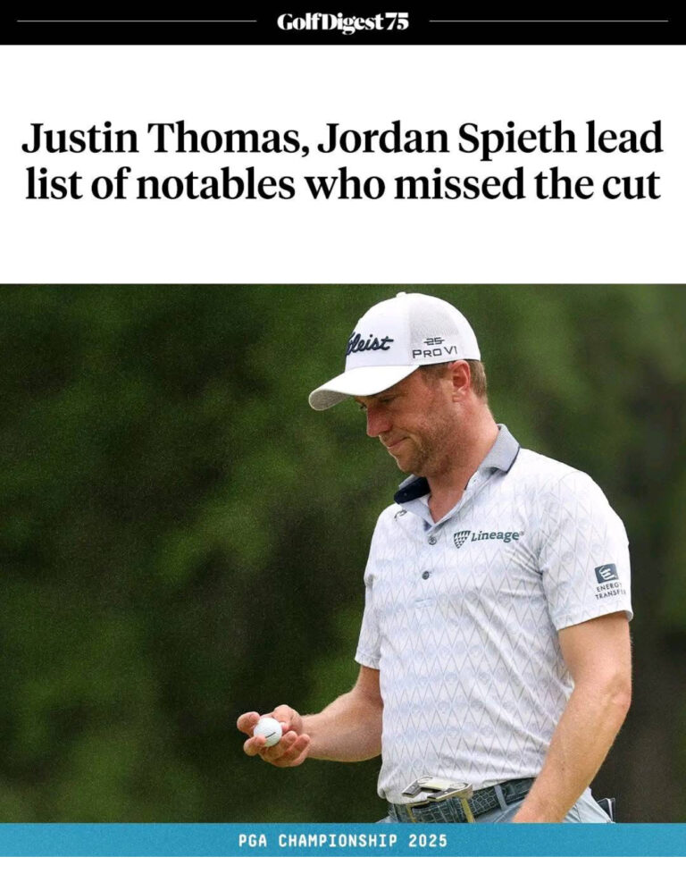 Notable Players Who Missed the Cut at the 2025 PGA Championship