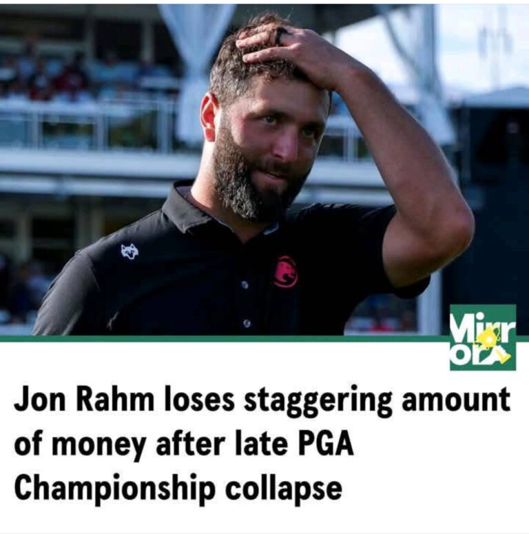 jon rahm loses staggering amount of money after late pga championship collapse/💸💸
