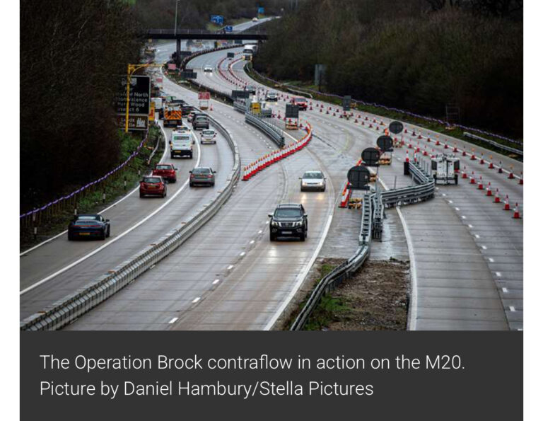 M20 to close overnight between Maidstone and Ashford as Op Brock contraflow removed