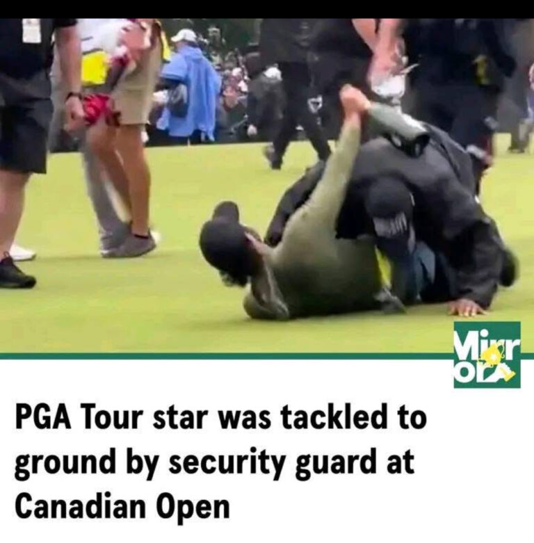 🚨🚨 Sadness in Golf community as The security guard didn’t realise who he was tackling 😳