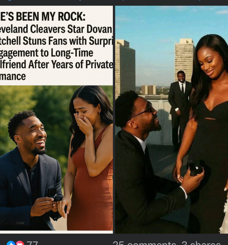 SHE’S BEEN MY ROCK: Cleveland Cleavers Star Dovan Mitchell Stuns Fans with Surprise Engagement to Long-Time Girlfriend After Years of Private Romance