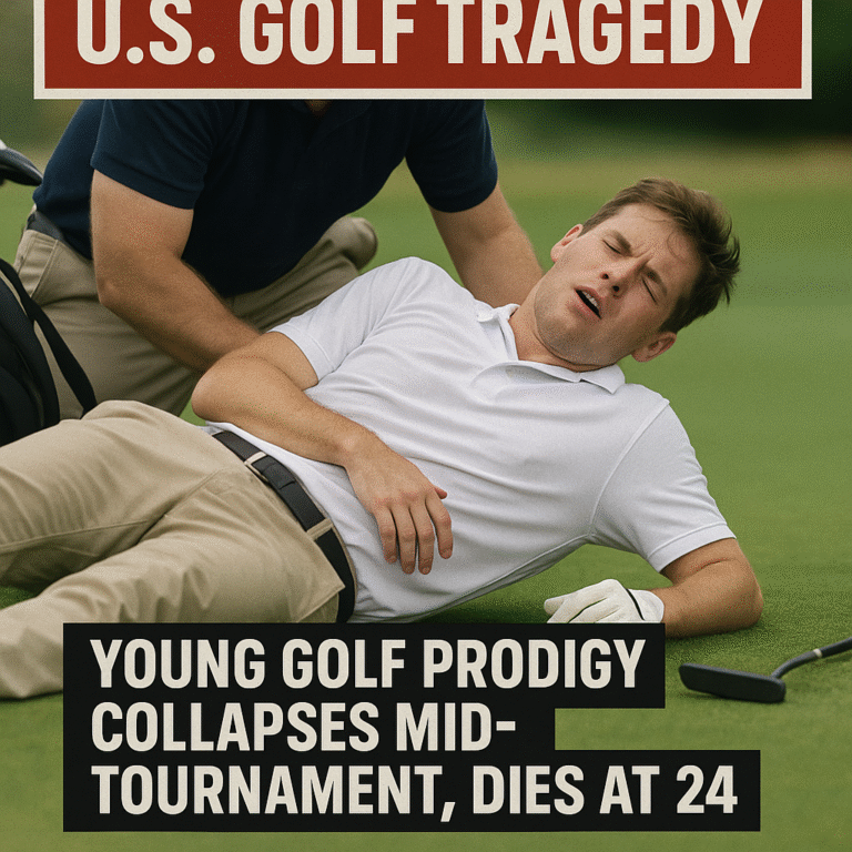 🏌️‍♂️U.S. Golf Tragedy: Young Golf Prodigy Collapses Mid-Tournament, Dies at 24 💔