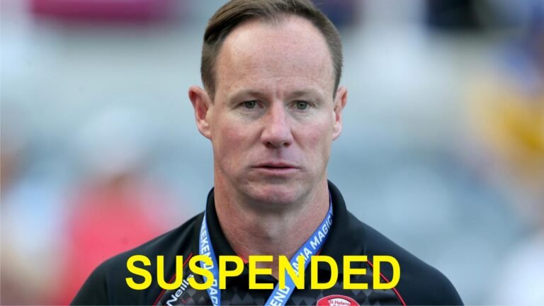 ESPN CONFIRMED JUST IN: Few Minutes Ago Newcastle Knights head coach  has been suspended indefinitely from sports activities as he tested positive of……