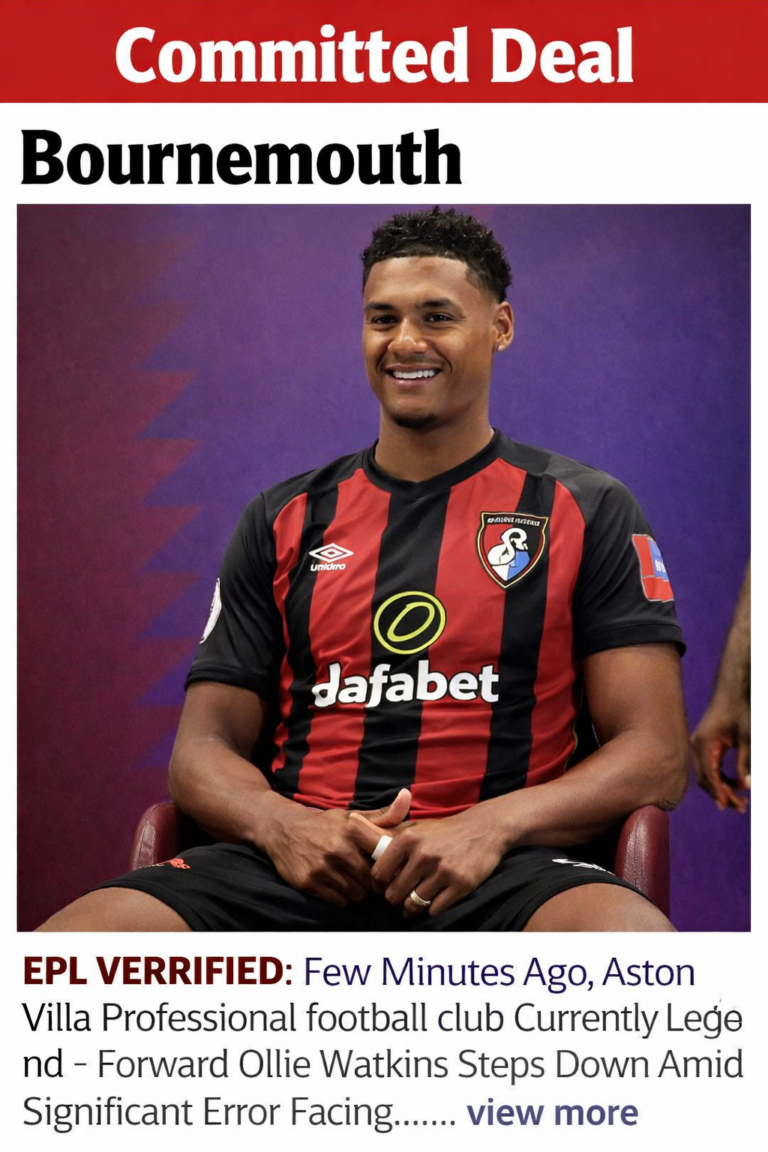 𝐄𝐏𝐋 𝐕𝐄𝐑𝐑𝐈𝐅𝐈𝐄𝐃: 𝐅𝐞𝐰 𝐌𝐢𝐧𝐮𝐭𝐞𝐬 𝐀𝐠𝐨, 𝐀𝐬𝐭𝐨𝐧 𝐕𝐢𝐥𝐥𝐚 𝐏𝐫𝐨𝐟𝐞𝐬𝐬𝐢𝐨𝐧𝐚𝐥 𝐟𝐨𝐨𝐭𝐛𝐚𝐥𝐥 𝐜𝐥𝐮𝐛 𝐂𝐮𝐫𝐫𝐞𝐧𝐭𝐥𝐲 𝐋𝐞𝐠𝐞𝐧𝐝 – 𝐅𝐨𝐫𝐰𝐚𝐫𝐝 𝐎𝐥𝐥𝐢𝐞 𝐖𝐚𝐭𝐤𝐢𝐧𝐬 𝐒𝐭𝐞𝐩𝐬 𝐃𝐨𝐰𝐧 𝐀𝐦𝐢𝐝 𝐒𝐢𝐠𝐧𝐢𝐟𝐢𝐜𝐚𝐧𝐭 𝐄𝐫𝐫𝐨𝐫 𝐅𝐚𝐜𝐢𝐧𝐠 𝐢𝐧 𝐜𝐥𝐮𝐛 𝐚𝐧𝐝 𝐒𝐢𝐠𝐧𝐞𝐝 𝐚 𝐅𝐢𝐯𝐞 𝐲𝐞𝐚𝐫 𝐜𝐨𝐧𝐭𝐫𝐚𝐜𝐭 𝐰𝐢𝐭𝐡 𝐁𝐨𝐮𝐫𝐧𝐞𝐦𝐨𝐮𝐭𝐡 𝐰𝐨𝐫𝐭𝐡 𝐨𝐟 $𝟕𝟖.𝟓 𝐦𝐢𝐥𝐥𝐢𝐨𝐧 𝐁𝐞𝐜𝐚𝐮𝐬𝐞 𝐨𝐟…. 𝐯𝐢𝐞𝐰 𝐦𝐨𝐫𝐞